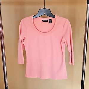New York & Company 3/4 Sleeve T-shirt